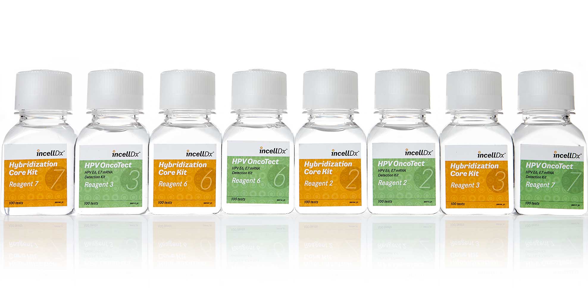 incellDx_bottles.jpg Art Direction by: Bart Crosby, Crosby Associates